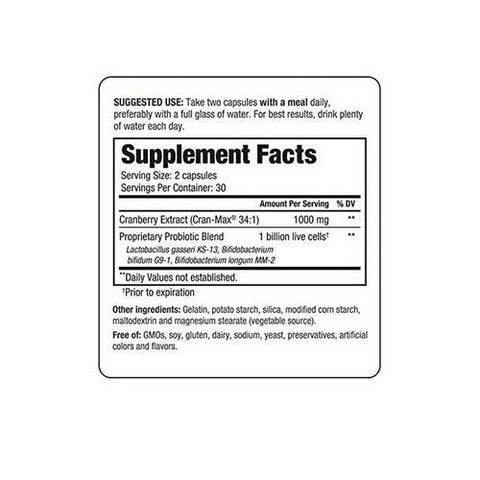 Kyolic, Kyo-Dophilus Cran plus Probiotic, 60 Caps Kyolic