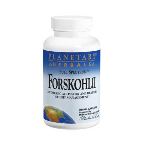 Planetary Herbals, Full Spectrum Forskohlii 130mg capsules, 120 Caps