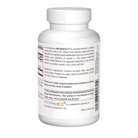 Source Naturals, Metabolic C, 500mg, 90 Tabs Source Naturals