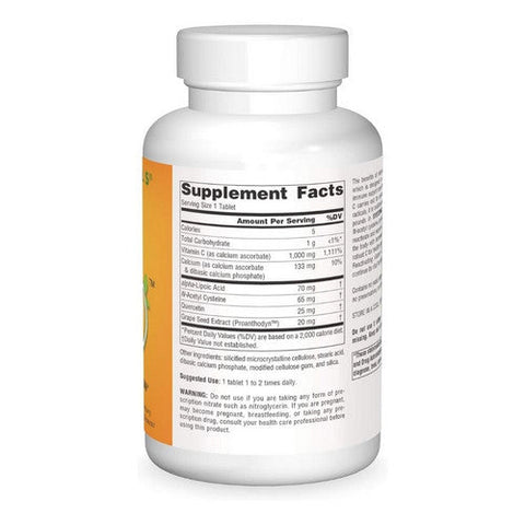 Source Naturals, Systemic C tablets, 1000mg, 200 Tabs Source Naturals
