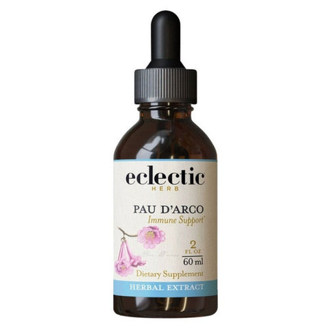 Eclectic Herb, Pau D' Arco, 2 Oz with Alcohol