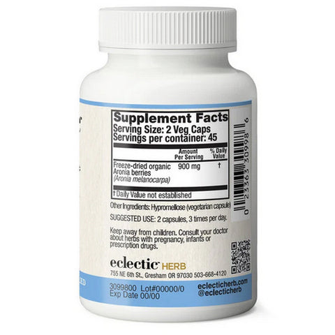 Eclectic Herb, Aronia, 90 Vcaps