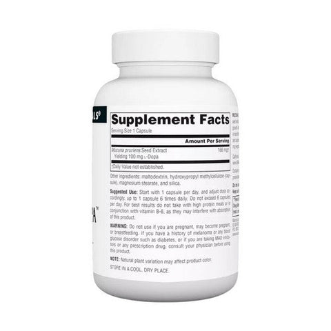Source Naturals, Mucuna Dopa, 100 Mg, 120 vegi caps Source Naturals