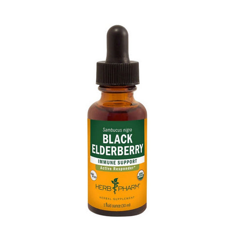 Herb Pharm, Black Elderberry Extract, 1 OZ