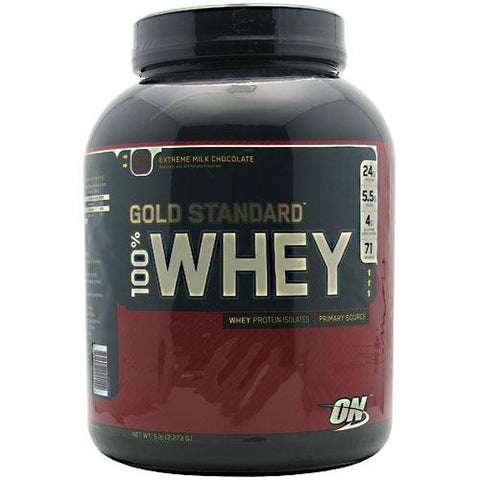 Optimum Nutrition, 100% Whey Gold, Extreme Chocolate 5.0 lb