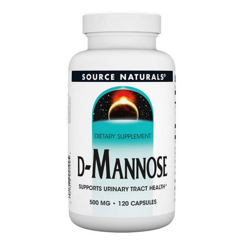 Source Naturals, D-Mannose, 500 Mg, 120 Caps Source Naturals