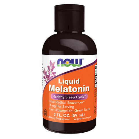 Now Foods, Liquid Melatonin, 3 mg, 2 Oz