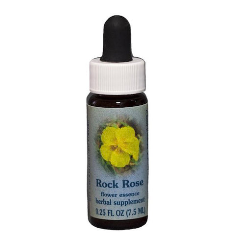 Flower Essence Services, Rock Rose Dropper, 0.25 oz