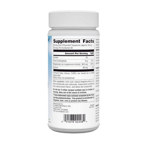 Source Naturals, Magnesium Serene Powder, Tangerine Flavor 9 oz
