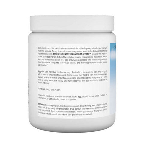 Source Naturals, Magnesium Serene Powder, Tangerine Flavor 500 gm Source Naturals