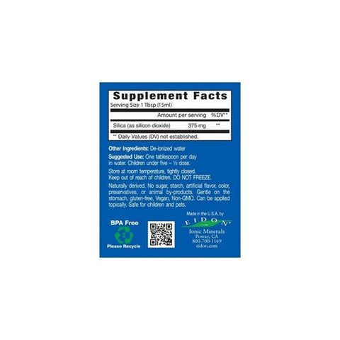 Eidon Ionic Minerals, Liquid Silica, 18 Oz Eidon Ionic Minerals