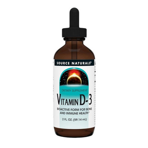 Source Naturals, Vitamin D-3 Liquid, 2 fl oz