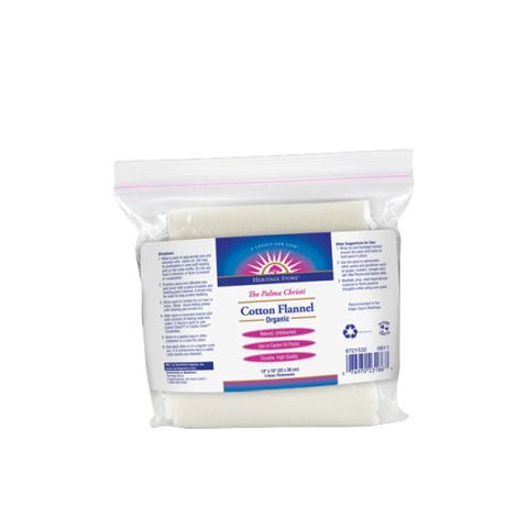 Heritage Store, Cotton Flannel Organic, 13x15