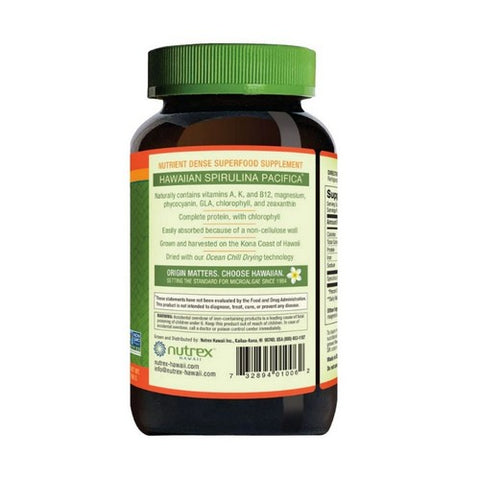Nutrex Hawaii, Pure Hawaiian Spirulina, Pacifica 180 Tabs