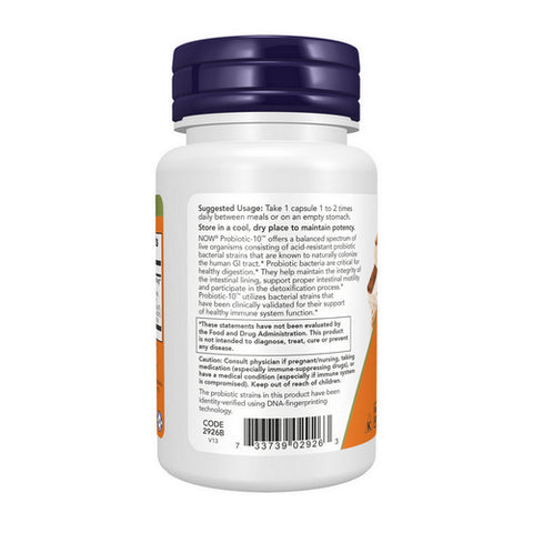 Now Foods, Probiotic-10, 25 Billion 50 Vcaps