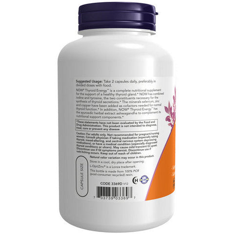 Now Foods, Thyroid Energy, 180 Vcaps Now Foods
