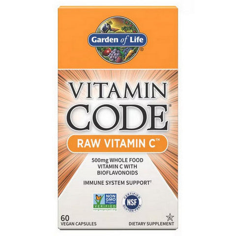 Garden of Life, Vitamin Code, Raw Vitamin C 60 Caps Garden of Life