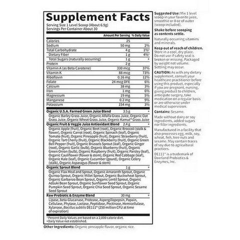 Garden of Life, Perfect Food Raw, 7.30 Oz Garden of Life