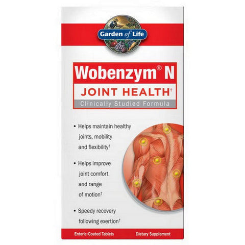 Garden of Life, Wobenzym N, 200 Tabs Garden of Life