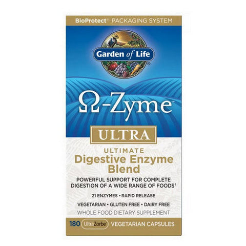 Garden of Life, O-Zyme, Ultra 180 Caps Garden of Life