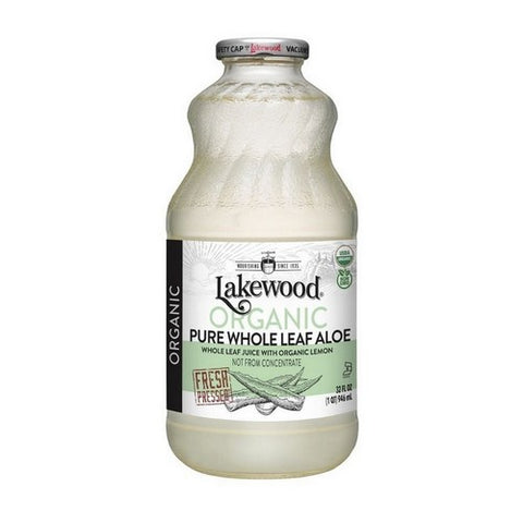 Lakewood Organic, Organic Whole Leaf Aloe Lemon, 32 Oz