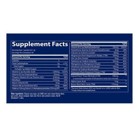 Trace Minerals, Electrolyte Stamina Power Pak Orange Blast, 30 Packets Trace Minerals