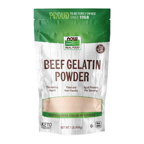 Now Foods, Beef Gelatin Powder, 1 lb