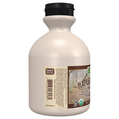 Now Foods, Organic Maple Syrup Grade A, Dark Color, 16 Oz