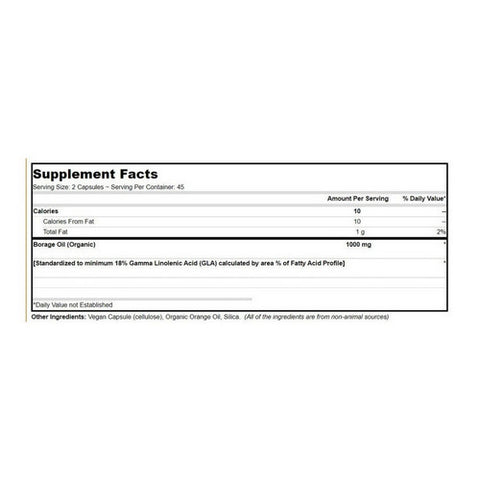 Deva Vegan Vitamins, Vegan Borage Oil, 90 vcaps