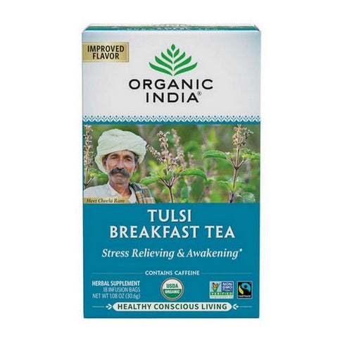Organic India, Tulsi Tea India Breakfast, 18 bags