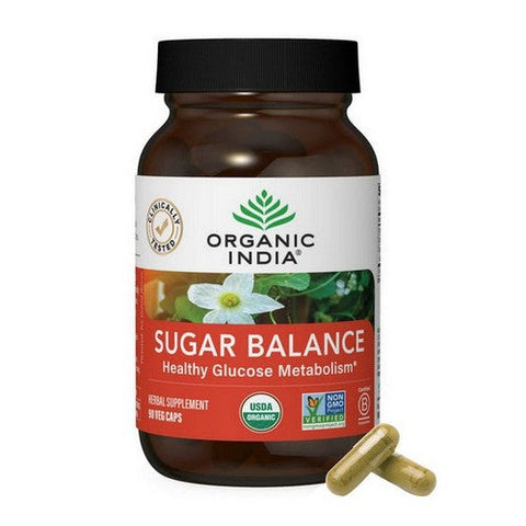 Organic India, Organic India Sugar Balance, 90 caps Organic India