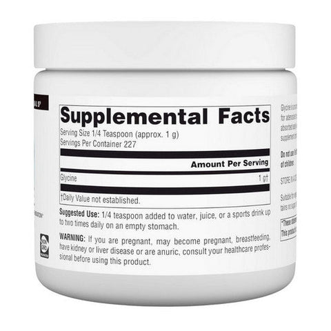 Source Naturals, Glycine Powder, 226.8 GM, 8 oz Source Naturals