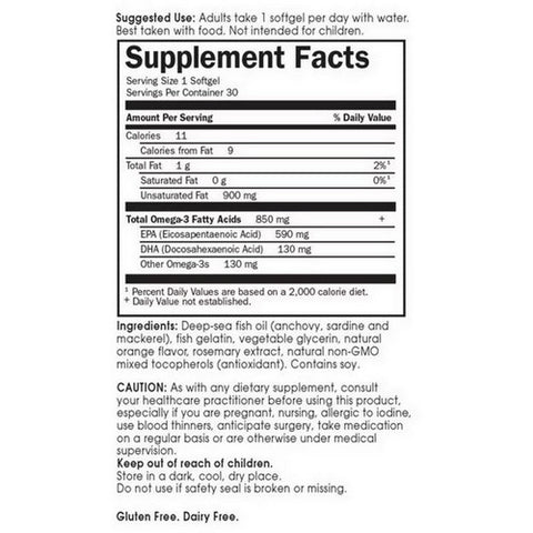 Minami Nutrition, Minami Nutrition MorEPA, Orange 30 softgel