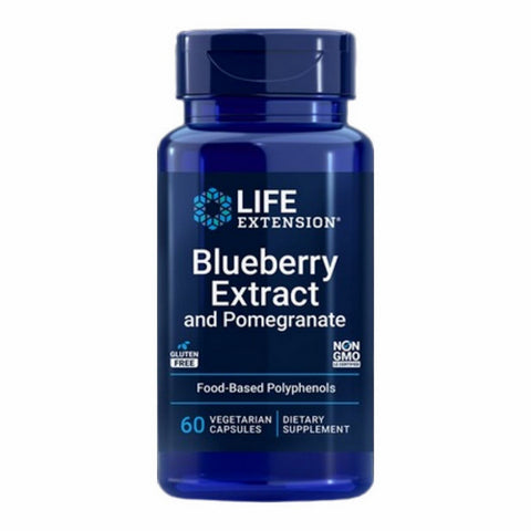 Life Extension, Blueberry Extract with Pomegranate, 60 vcaps