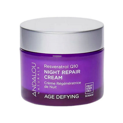 Andalou Naturals, Resveratrol Q10 Night Repair Cream, 1.7 oz Andalou Naturals