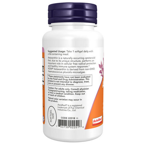 Now Foods, Astaxanthin, 10 mg, 60 sgels