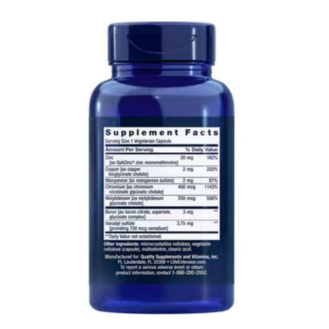 Life Extension, Only Trace Minerals, 90 Veg Caps Life Extension