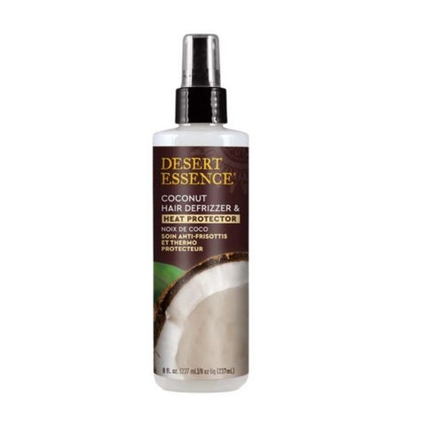 Desert Essence, Coconut Hair Defrizzer and Heat Protector, 8.5 OZ