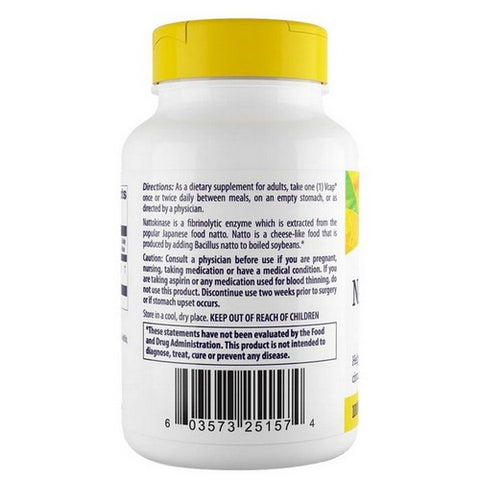 Healthy Origins, Natural Nattokinase, 2,000 FU's, 60 Veg Caps
