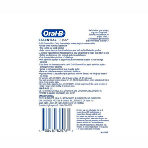 Oral-B, EssentialFloss Cavity Defense, 54 Yards