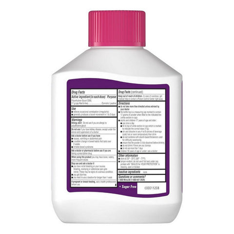 Miralax, Osmotic Laxative Unflavored Powder, 17.9 oz