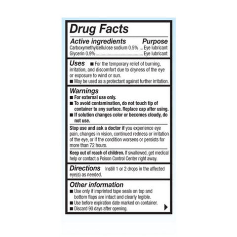 Refresh, Refresh Optive Lubricant Eye Drops For Dry Eyes, Count of 1