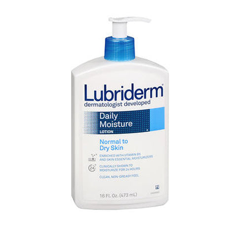 Lubriderm, Daily Moisture Lotion, Normal to Dry Skin 16 oz