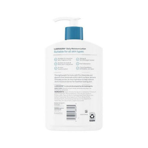 Lubriderm, Daily Moisture Lotion, 16 Oz Lubriderm