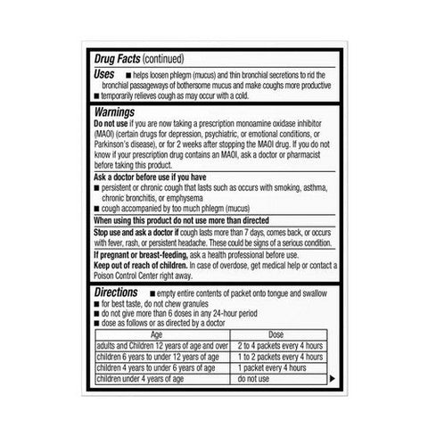 Mucinex, Children'S Cough Mini-Melts Packets Orange Creme, 12 Packets Mucinex