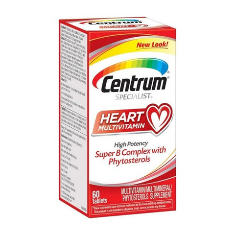 Centrum, Specialist Heart Multivitamin Multimineral, 60 tabs Centrum