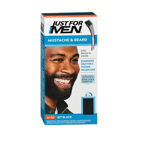 Just For Men, Color Gel Mustache Beard Sideburns, Jet Black 1 each