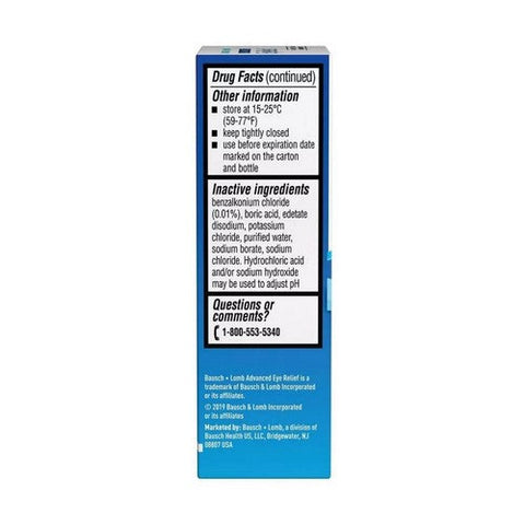 Bausch + Lomb, Advanced Eye Relief Drops Dry Eye, 0.5 oz Bausch + Lomb