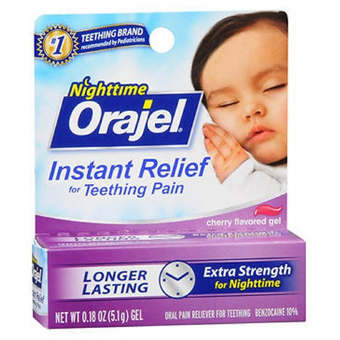 Baby Orajel, Nighttime Formula Teething Pain Relief Gel, 0.18 oz